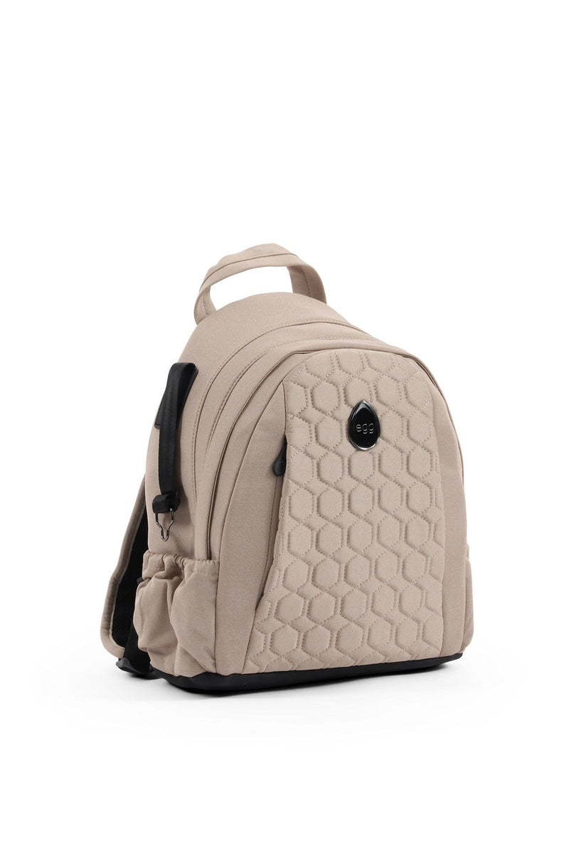 egg 3 backpack in Feather with padded changing mat, UK version