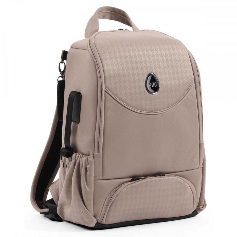 egg3 Top Loader Backpack Houndstooth Almond - British product