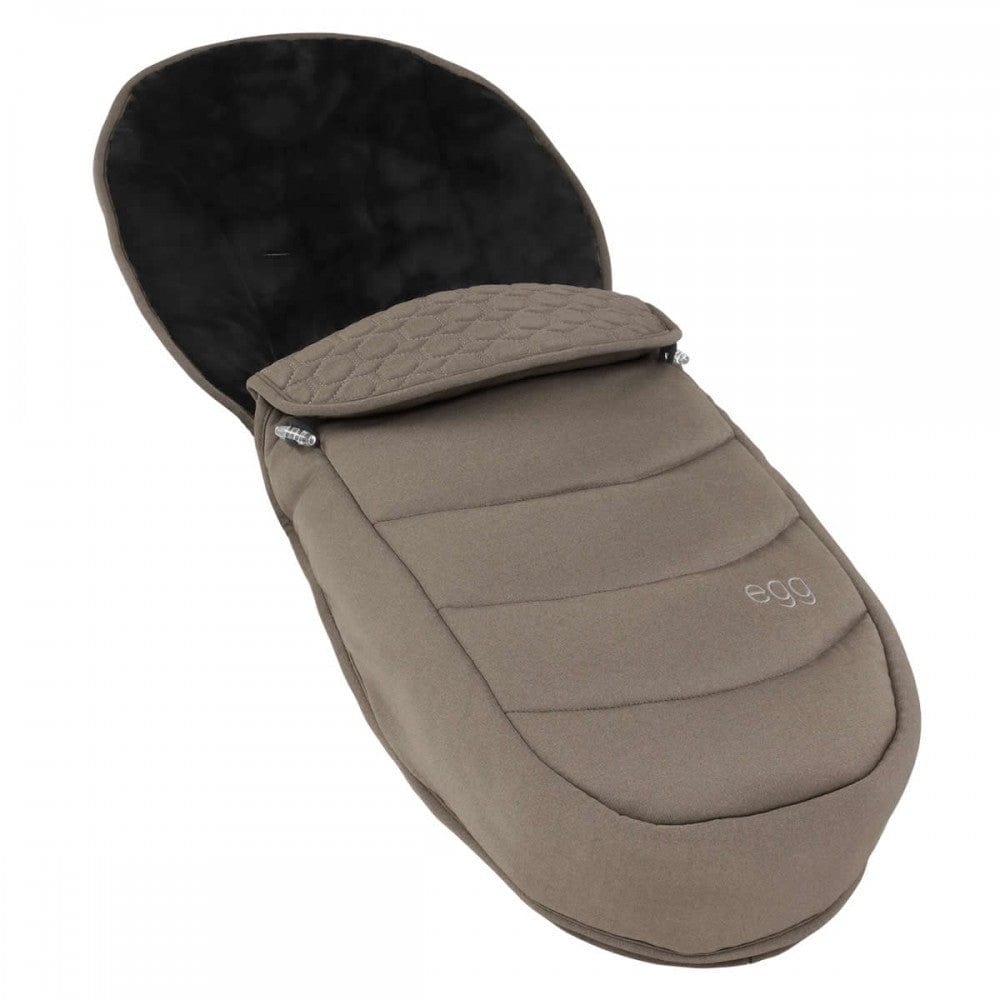 Egg 3 pushchair footmuff in Mink, imported from the UK