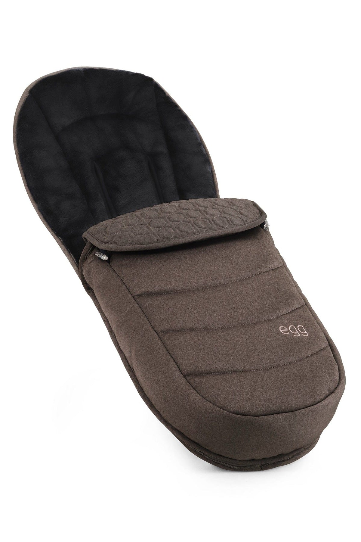 eggZ Footmuff Chocolate Velvet, imported from the UK