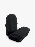 Egg 3 handmuff for pushchair in Black Olive - British product