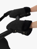 Egg 3 handmuff for pushchair in Black Olive - British product