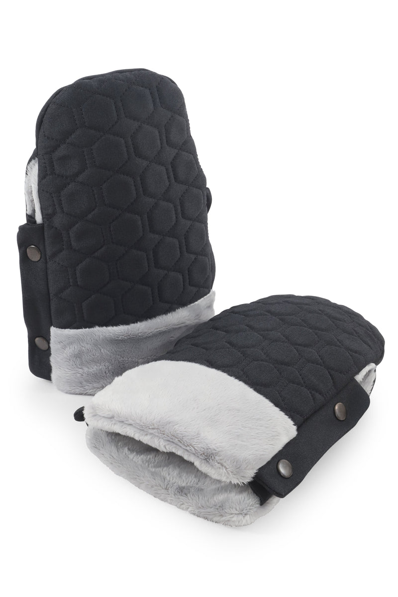 Egg 3 pushchair handmuff in Carbonite (British brand)