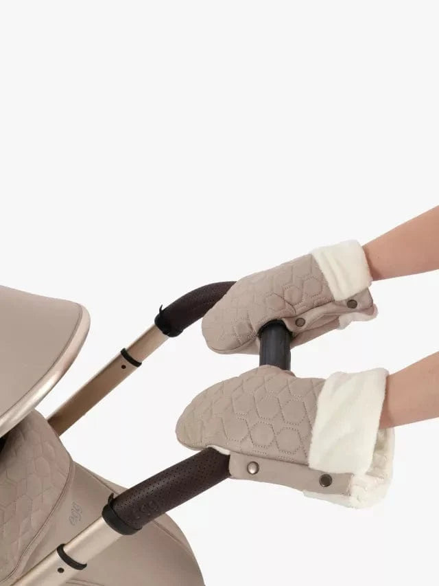 Egg 3 Handmuff in Feather pushchair accessory, imported from the UK