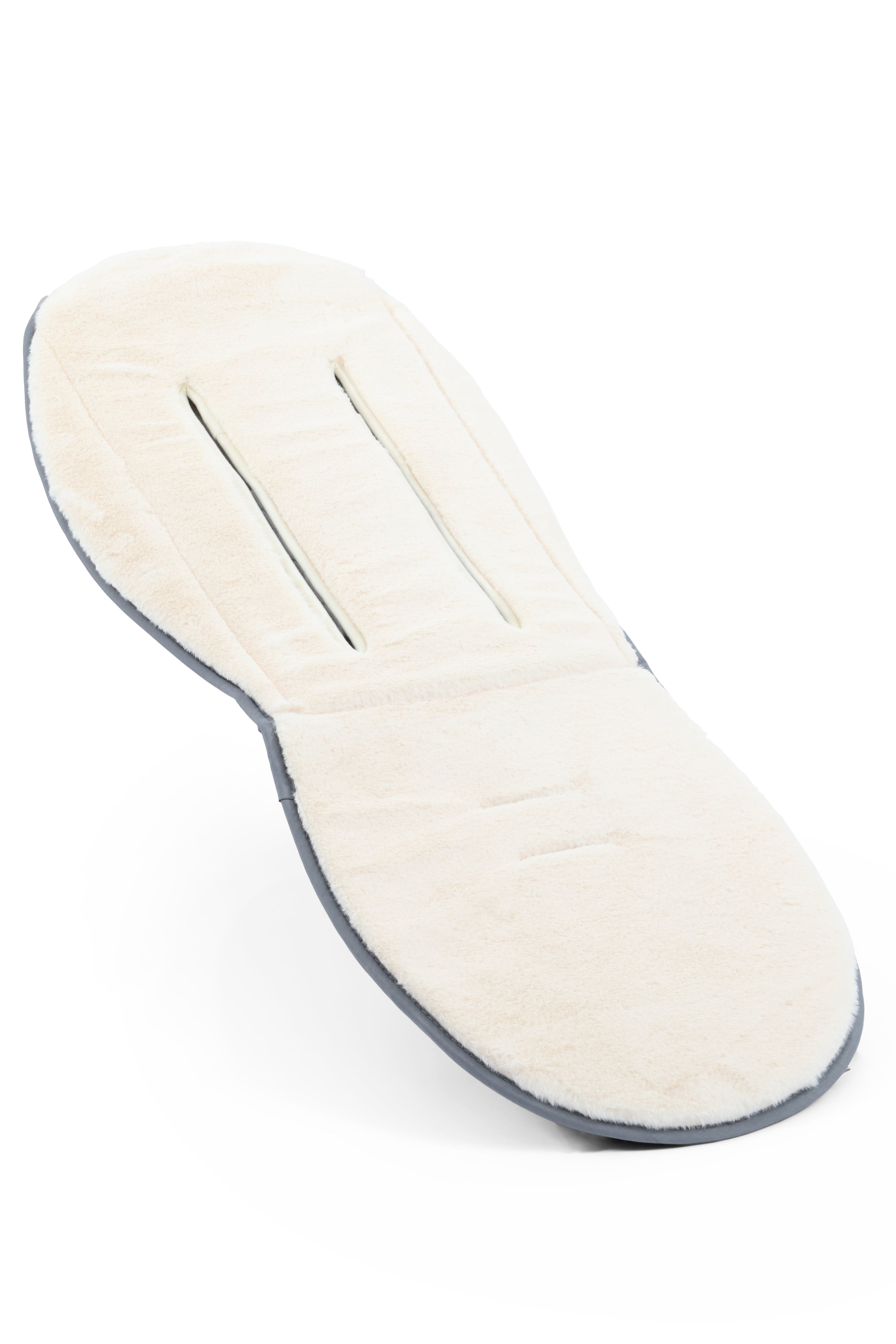 egg 3 stroller liner in cream fleece, imported from the UK