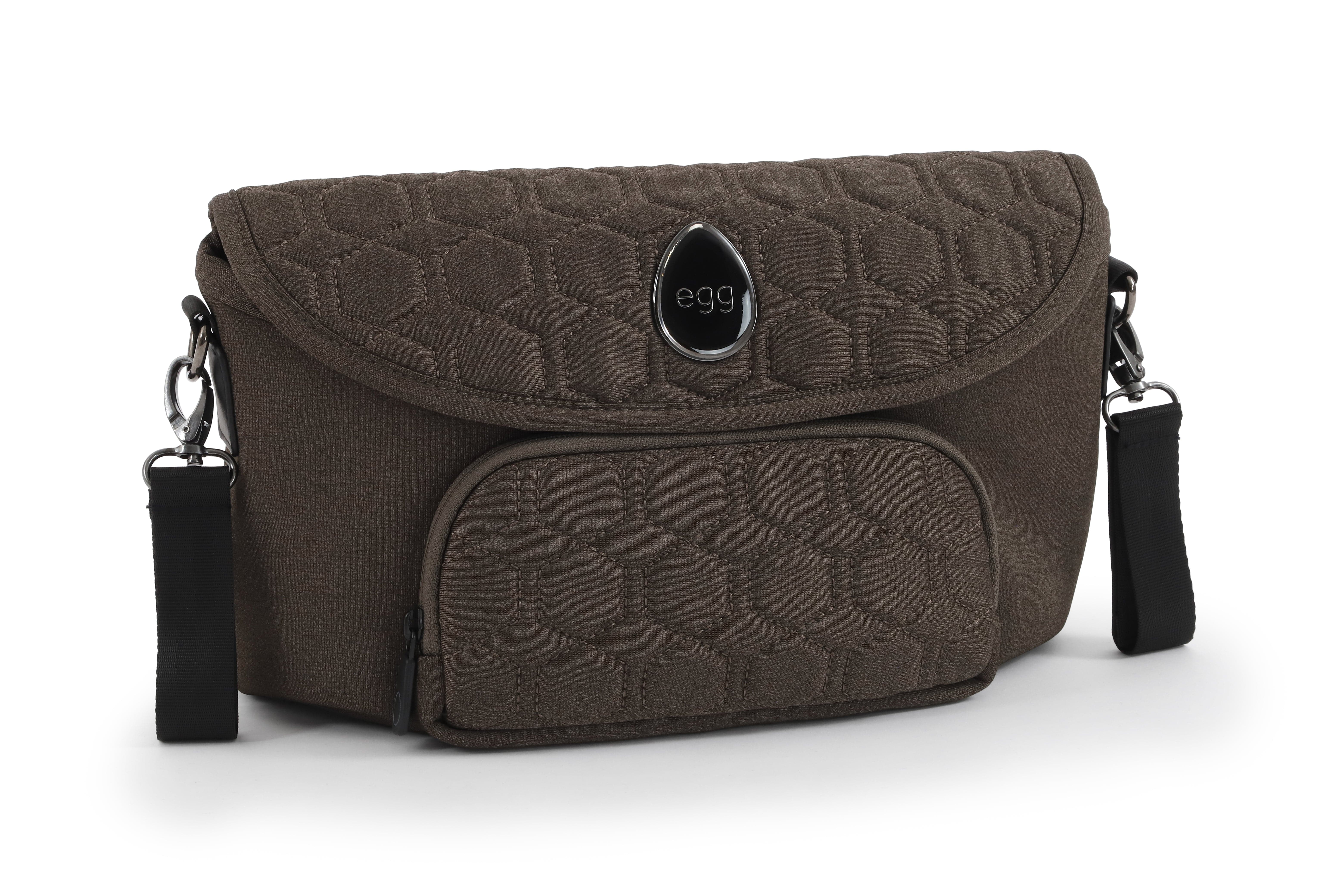 Egg 3 stroller organiser chocolate velvet, imported from the UK