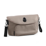 Egg Organiser Houndstooth Almond stroller bag, imported from the UK