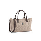 egg overnight bag in Feather, imported from the UK