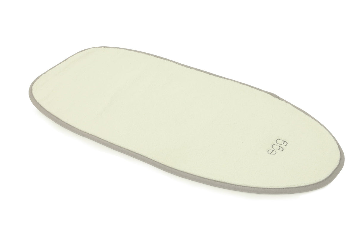 Egg carrycot sherpa mattress topper grey (British brand)