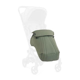 Egg Sky stroller apron in green, imported from the UK