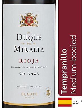 El Duque de Miralta Rioja Crianza - Case of 6 Default Title