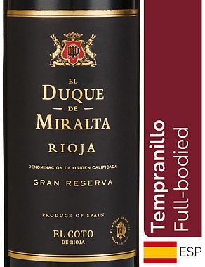 El Duque de Miralta Rioja Gran Reserva - Case of 6 Default Title