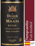 El Duque de Miralta Rioja Gran Reserva - Case of 6 Default Title