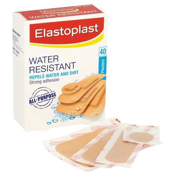 Elastoplast All-Purpose Water &amp;amp; Dirt Resistant, 40 Plasters