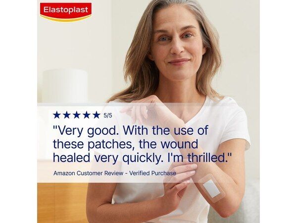 Elastoplast Fast Healing Hydrocolloid, 8 Plasters