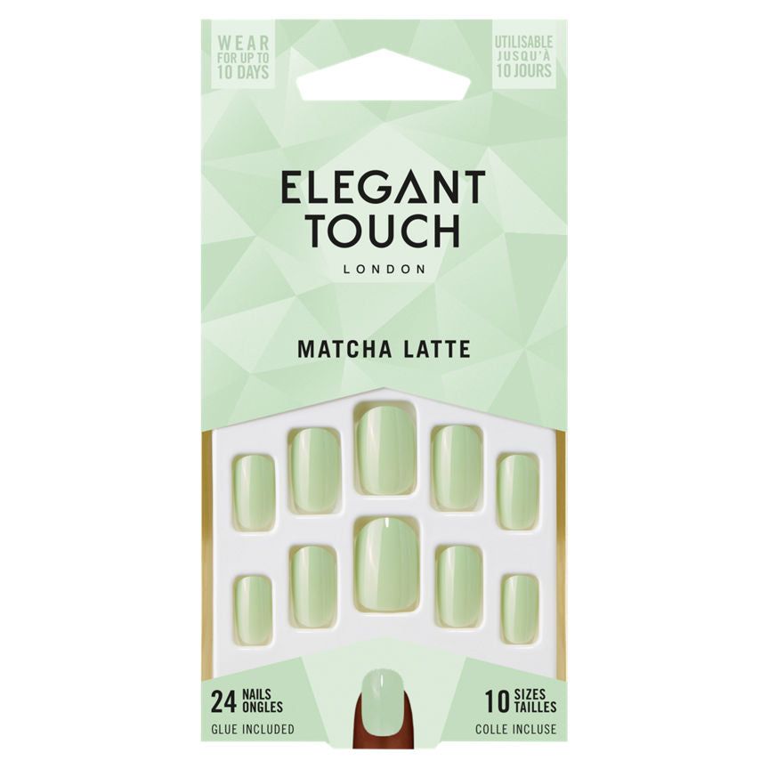 Elegant Touch 24 Matcha Latte Nails Ongles