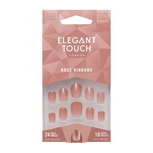 Elegante Touch Color Nail Rose Ribbons