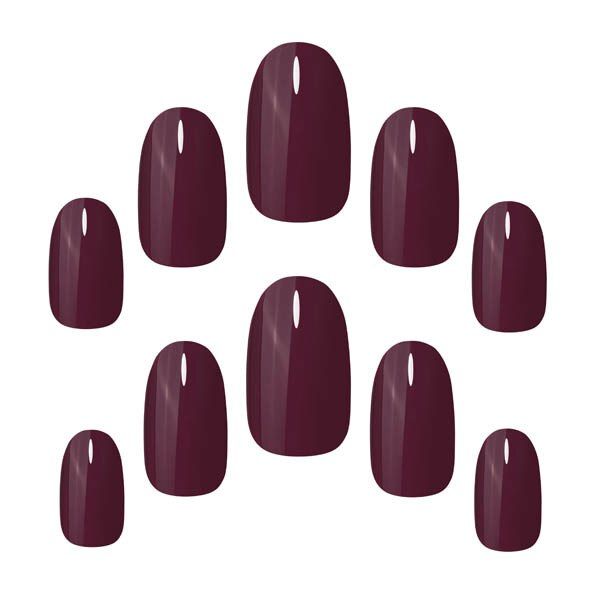 Elegant Touch Core Polish Black Cherry False Nails