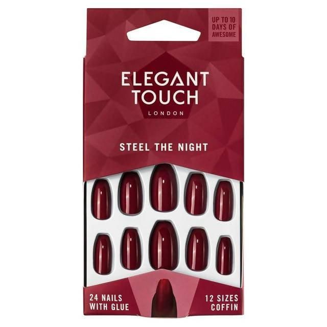 Elegant Touch Limited Edition After Dark 24 Pack Nails 10 Sizes