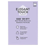 Elegant Touch Soak 'Em Off! Peach Fragrance 100 Sachets 0.5g