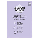 Elegant Touch Soak 'Em Off! Peach Fragrance 100 Sachets 0.5g