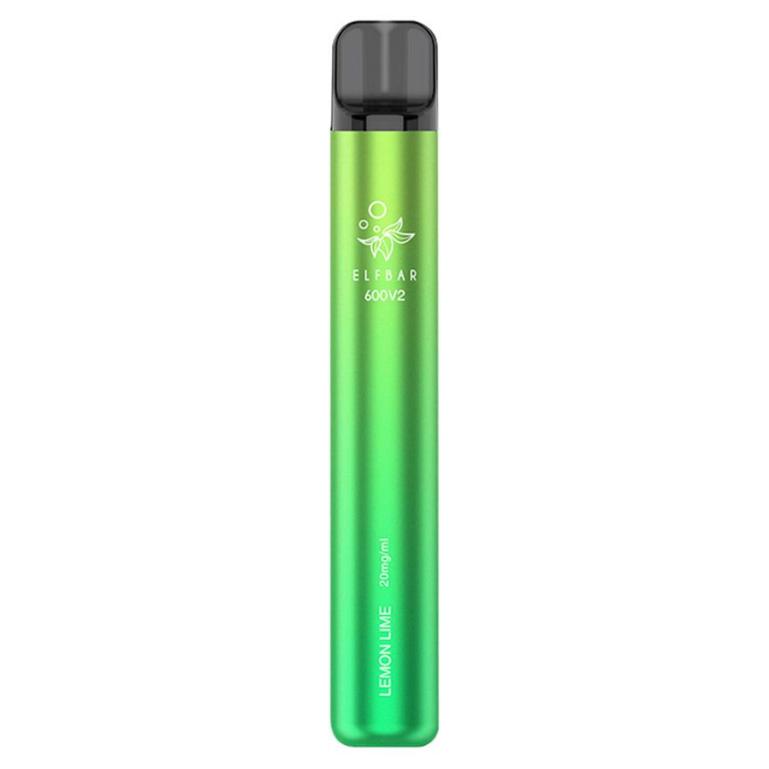 Elf Bar 600V2 Lemon Lime Disposable E-Cig 20mg