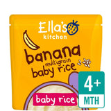 Ella's Kitchen Banana Multigrain Baby Rice Pouch, 4 mths+ 125g