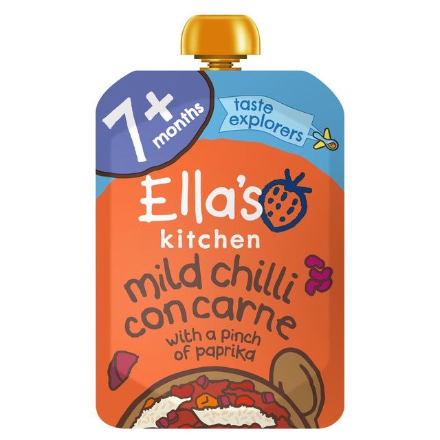 Ella's Kitchen Beef Chilli Con Carne Baby Food Pouch 7+ Months   130g