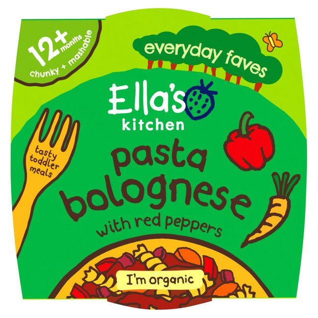 Ella's Kitchen Beef Pasta Bolognese Toddler Tray Meal 12+ Months   200g