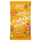 Ella's Kitchen Carrot &amp;amp; Lentil Organic Crunchy Sticks, 12 mths+ Multipack