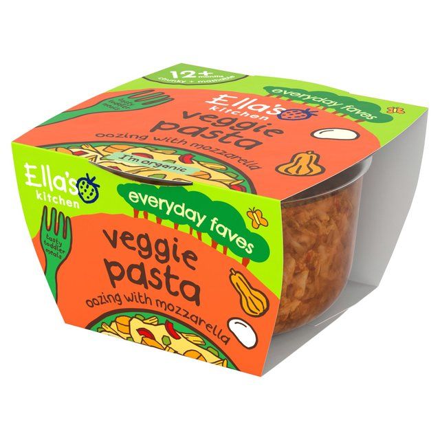 Ella's Kitchen Cheesy Veg Pasta Toddler Tray Meal 12+ Months   200g