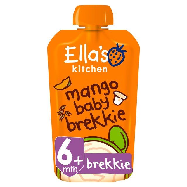 Ella's Kitchen Mango Baby Brekkie Baby Food Breakfast Pouch 6+ Months   100g