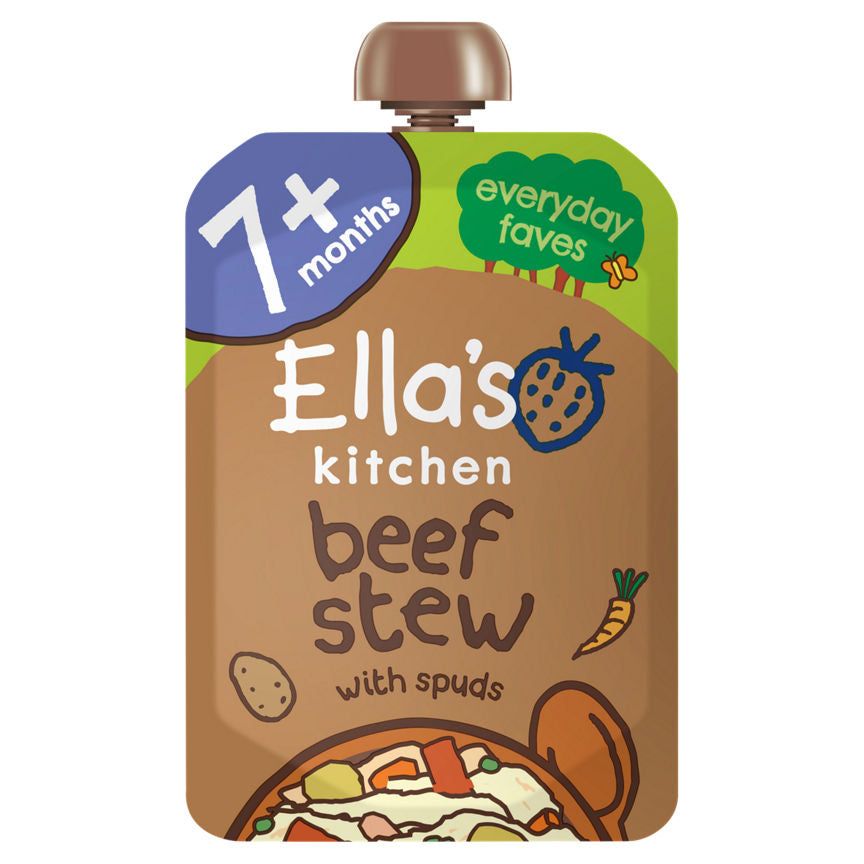 Ella's Kitchen Organic Beef Stew Baby Pouch 7+ Months