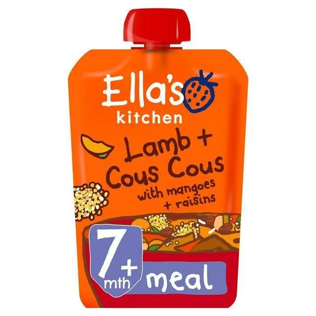 Ella's Kitchen Organic Lamb Cous Cous Baby Pouch 7+ Months 130g