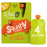 Ella's Kitchen Organic Mango &amp;amp; Pumpkin Kids Snack Multipack Smoothie Pouch 3+ Years 4x100g