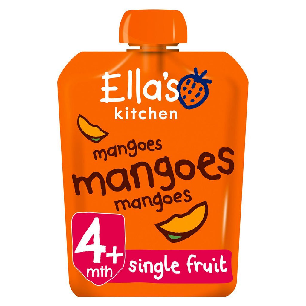 Ella's Kitchen Organic Mangoes First Tastes Baby Food Pouch 4+ Months 70g