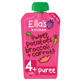 Ella's Kitchen Organic Sweet Potatoes, Broccoli &amp;amp; Carrots Baby Food Pouch 4+ Months 120g