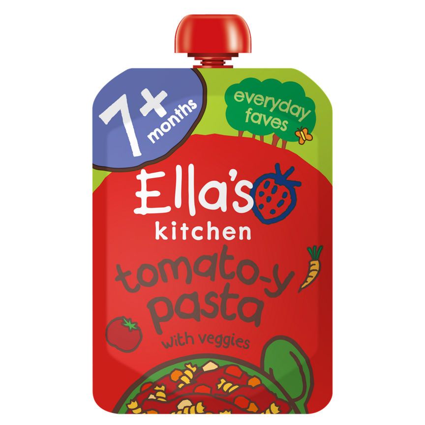 Ella's Kitchen Organic Tomato-y Pasta Baby Pouch 7+ Months