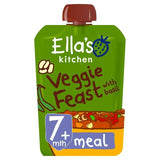 Ella's Kitchen Organic Veggie Bean Feast Baby Pouch 7+ Months 130g