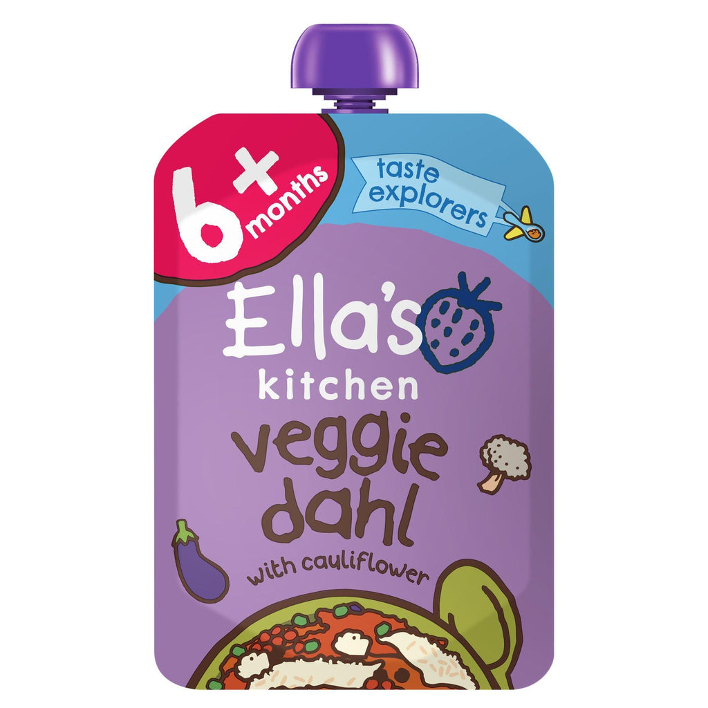 Ella's Kitchen Organic Veggie Dahl Baby Food Pouch 6+ Months 100g