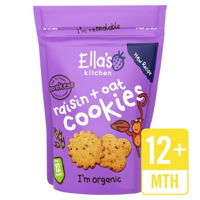 Ella's Kitchen Raisin & Oat Organic Cookies, 12 mths+ Sharing Bag