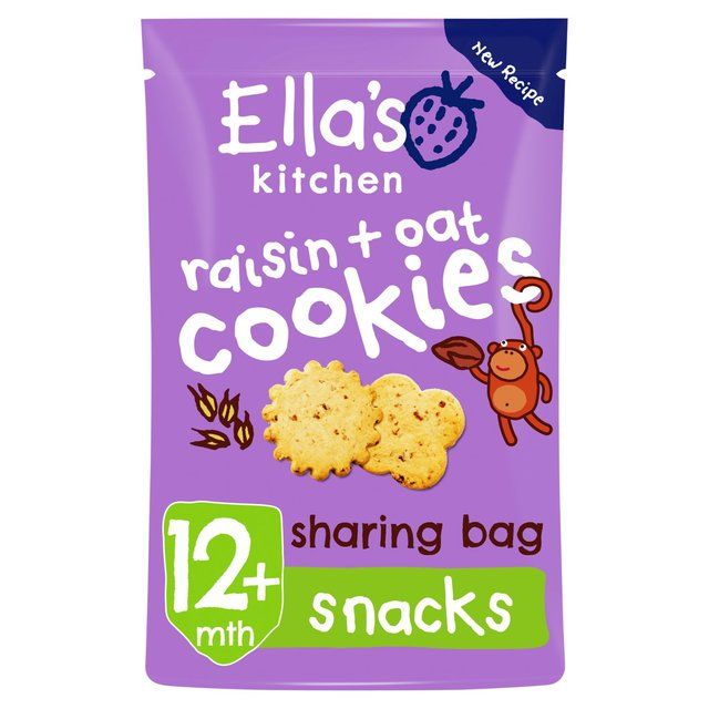 Ella's Kitchen Raisin & Oat Organic Cookies, 12 mths+ Sharing Bag