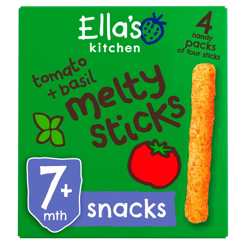 Ella's Kitchen Tomato + Basil Melty Sticks from 7+ Months