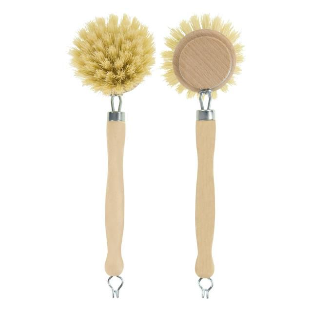 Elliott's Wooden Dish Brush with Natural Tampico Fibres