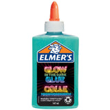 Elmers Glow-in-the-Dark Liquid Glue, Blue, 147 ml