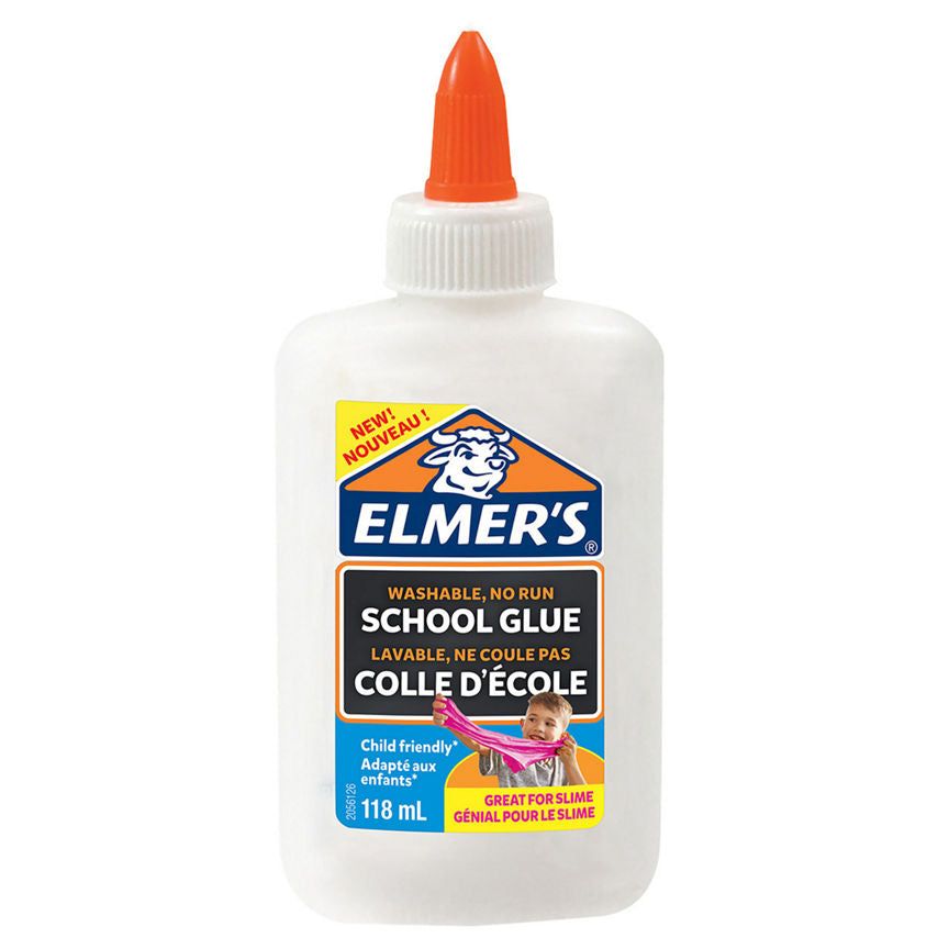 Elmers Washable White PVA Glue - Age 3+ Years