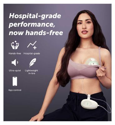 Elvie Stride Hands-Free Hospital-Grade Performance Single Electric Breast Pump