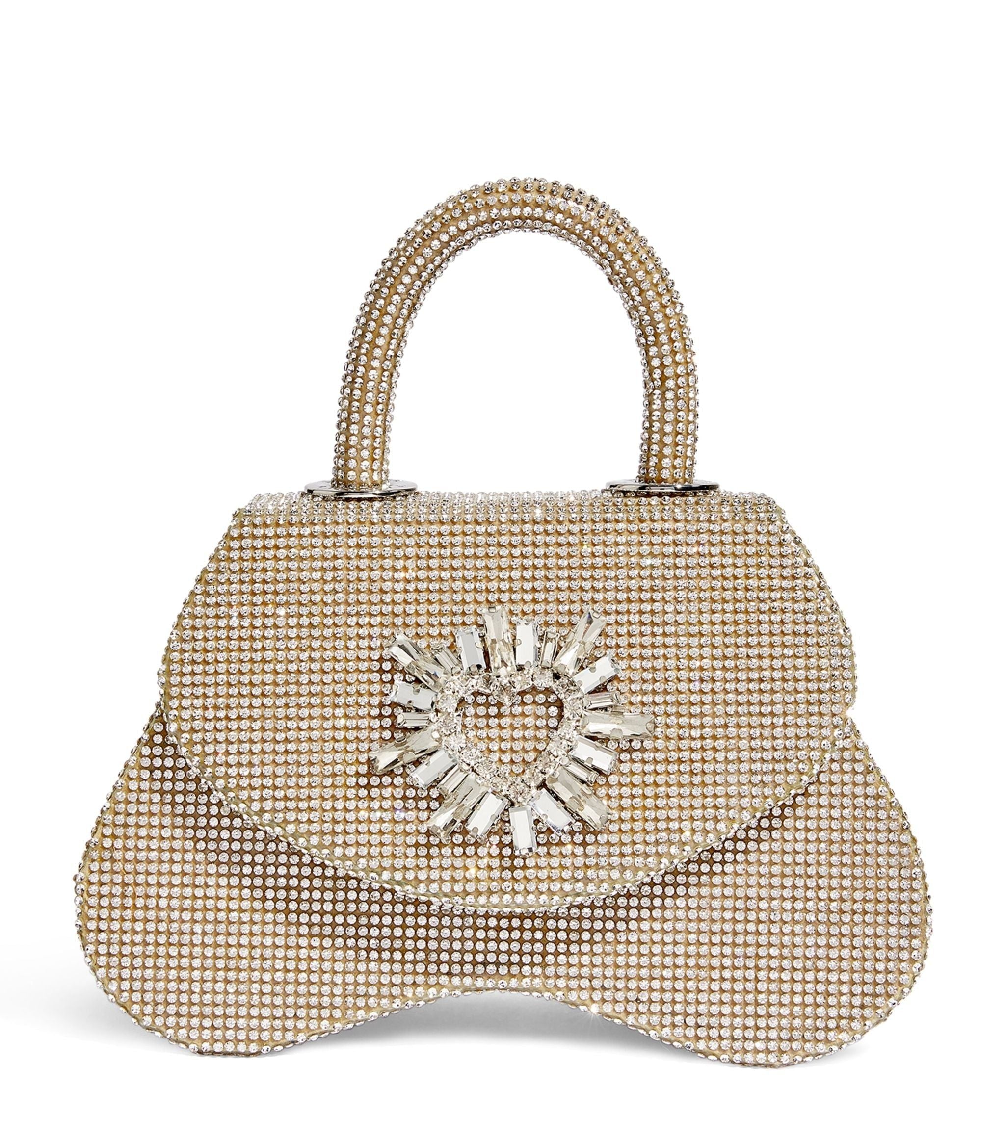 Embellished Gabriela Top-Handle Bag