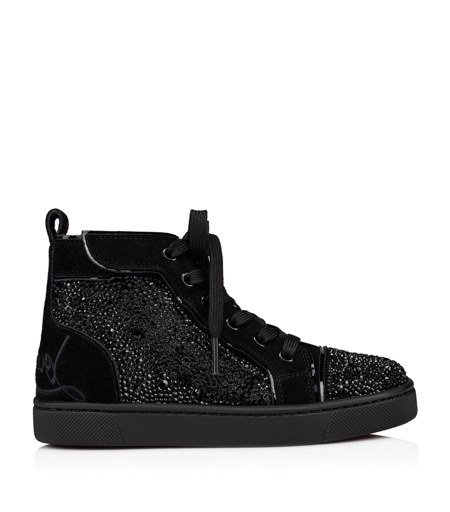 Embellished Suede FunnyTo High-Top Sneakers