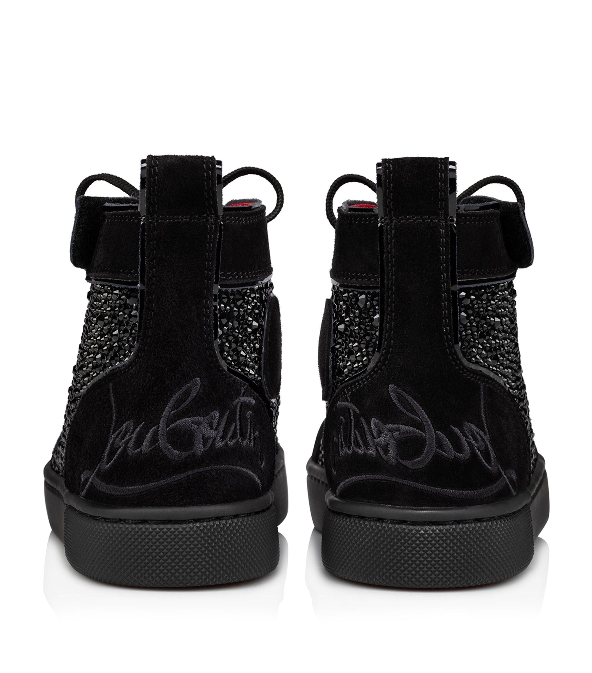 Embellished Suede FunnyTo High-Top Sneakers